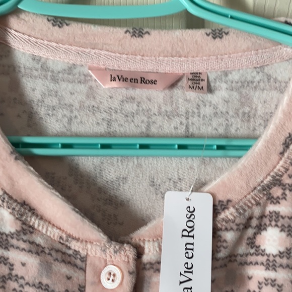 La Vie En Rose pyjamas one piece shorts medium - Picture 3 of 3